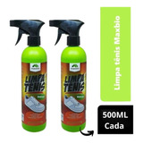 Kit 2 Spray Tênis Sapato Couro Nylon 500ml Maxbio Limpe Seco