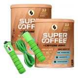 Kit 2 Super Coffee Baunilha 220g +corda De Pular C/ Contador