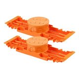 Kit 2 Suporte Laje Caixa Luz Octogonal 4x4 Regulável - Tigre