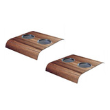 Kit 2 Suporte Porta Copos Com Porta Controle Braço Sofá Casa