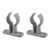Kit 2 Suporte Porta Remo Alto Cinza Barco Lancha Caiaque