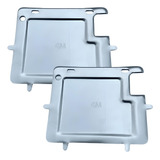 Kit 2 Suporte Protetor De Placa De Aço Moto Mercosul Reforço