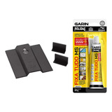 Kit 2 Suportes De Pendurar Espelho + Cola Pu Fixa Tudo