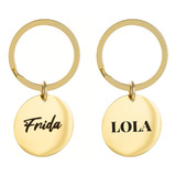 Kit 2 Tags Plaquinhas Nome Cachorro Ou Gato Prata Ou Dourado