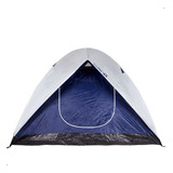 Kit 2 Tendas Camping Luna Mor Bolsa Azul Acampar 6 Pessoas