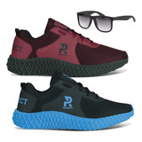 Kit 2 Tênis Masculino Prospect Fly Oferta Promoção + Óculos