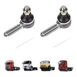Kit 2 Terminais Direção Ford Cargo 2422 2423 2425 2428 2429