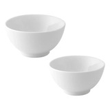Kit 2 Tigelas Bowl Tamanho G 900ml Porcelana Schmidt 1ªlinha