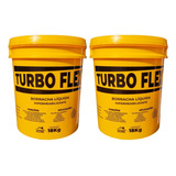 Kit 2 Tinta Emborrachada Varias Cores Protege Lage Telha36kg