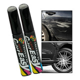 Kit 2 Tinta Reparo Automotivo Com Aplicador Tira Risco Preto