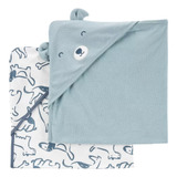 Kit 2 Toalhas De Banho Bebê - Carters (importado Dos Eua)