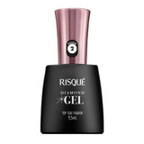 Kit 2 Top Coat Diamond Gel Fixador Risqué Cremoso 9,5ml