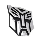 Kit 2 Transformers Adesivo Cromado Emblema