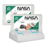 Kit 2 Travesseiro Nasa Ortopédico Cervical D40 -lar Conforto