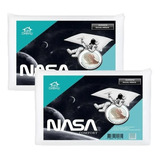 Kit 2 Travesseiros Nasa Comfort Viscoelástico Baixo/médio