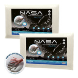 Kit 2 Travesseiros Nasa-x Alto Viscoelástico - Duoflex