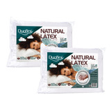 Kit 2 Travesseiros Natural Látex Extra