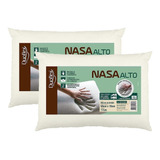 Kit 2 Travesseiros Ortopédicos Nasa Alto 50x70cm Duoflex