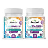 Kit 2 Un - Blend De Magnésio 4 Tipos De Magnésio Sunfood
