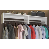 Kit 2 Un Arara De Roupas Cabideiro Parede 60cm 100% Madeira