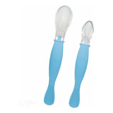 Kit 2 Un Colher Macia Silicone 2 Pontas Sem Bpa Papinha Bebe