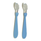 Kit 2 Un Colher Macia Silicone Sem Bpa Alimentacao Blw Bebe