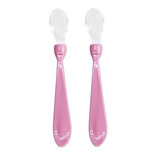 Kit 2 Un Colher Macia Silicone Sem Bpa Alimentacao Blw Bebe
