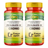 Kit 2 Un Picolinato De Cromo 500mg 120 Vegan Caps Unilife