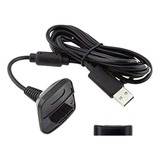 Kit 2 Uni Bateria + Cabo Carregador Para Controle Xbox 360