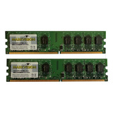 Kit 2 Uni Memória Ddr2 2gb