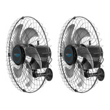 Kit 2 Ventilador De Parede 200w + Forte Potente Biturbo
