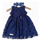 Kit 2 Vestidos De Menina Bebê Rn C/tiara Roupas Bebê Infanti