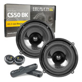 Kit 2 Vias Bravox 6 Cs50bk 130w Rms Falante + Tweeter Bravox