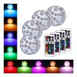 Kit 2-luz De Piscina Led Ventosa Rgb Colorida + Controle 