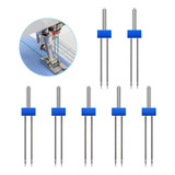 Kit 20 Agulha Dupla 4mm Máquina Costura Doméstica
