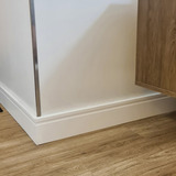 Kit 20 Barras Rodapé Mdf Ultra Resistente A Umidade 10 Cm
