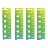 Kit 20 Bateria Lithium 3v Cr2032 Elgin (4 Cartelas C/5)