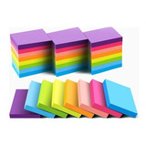 Kit 20 Bloco Adesivo Post Papel Lembrete Colorido Rascunho