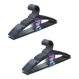 Kit 20 Cabide Preto Super Resistente Conjunto C/10pç 40x16cm