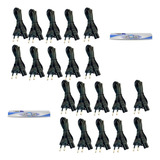 Kit 20 Cabo Força Energia Bipolar Tv Radio Ps3 Ps4 Impressor