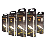 Kit 20 Cabos Carregador Usb Para iPhone iPad Turbo 1 Metro
