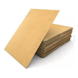 Kit 20 Chapas Mdf Cru 30x50 3mm Miolo Claro Para Artesanatos