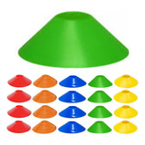 Kit 20 Chapéu Chines Cone 20cm Mini Treino Esporte Funcional