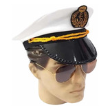 Kit 20 Chapéu Marinheiro Quepe Boina Capitão Cosplay
