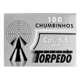 Kit 20 Cx Chumbinho Torpedo 5.5mm + 5 Alvos