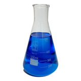 Kit 20 Erlenmeyer De Vidro Boca Estreita Graduado 500ml