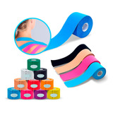 Kit 20 Fitas Kinesio Bandagem Elástica Fisioterapia 5mx5cm