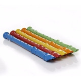 Kit 20 Flauta Doce Infantil Brinquedo Colorida Musical