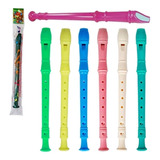Kit 20 Flauta Doce Infantil Brinquedo Prenda Festa Brinde