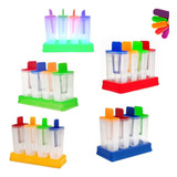 Kit 20 Formas De Fazer Sorvete Picolé Sorvetinho De Iogurte